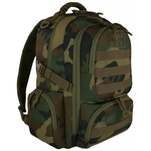 Vojenský školní batoh St.Right Woodland Camo (BP34)