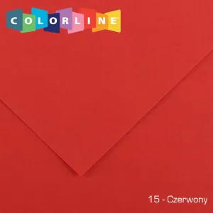 Canson Colorline 15 červená 150g 10k 500mm x 650mm bristol (200041391)