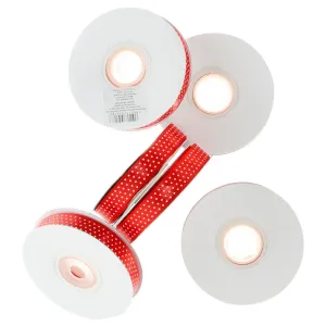 Partydeco saténová stuha červená 12mm 25m (TSk12-007/08)