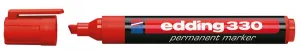 Edding permanentní popisovač, červený 1,0-5,0 mm zkrácený hrot