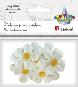 Titanum Craft-Fun Series látkové ozdoby květiny (BY054)
