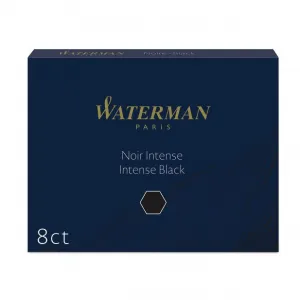 Dlouhé kazety Waterman černé (S0110850)