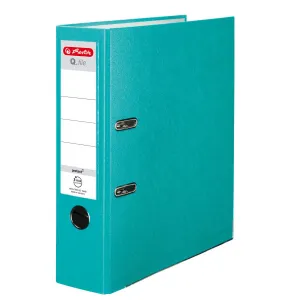 Herlitz Q. file Standardní pákový pořadač A4 tyrkysový 80mm (0011178928)