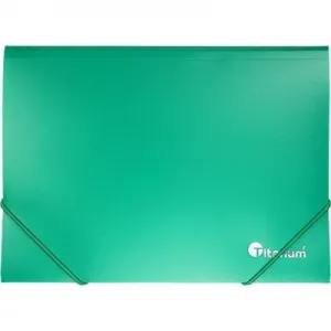 Složka PP Titanum A5 s gumičkou zelená (TGG5GR)