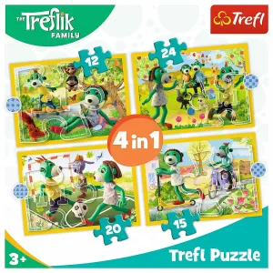 Puzzle Trefl Trefliki 4v1 el. (34358)