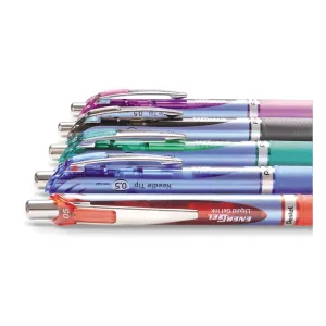 Pentel ENERGEL BLN 75, modrá 0,25 mm 4 barvy.