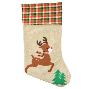 Vánoční ponožka z juty Arpex (SM1840)