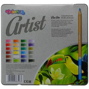 Dětské pastelky Colorino kovová krabička 24 barev (83263PTR)