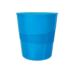 Odpadkový koš Leitz WOW barva: modrá 15 l (52781036)