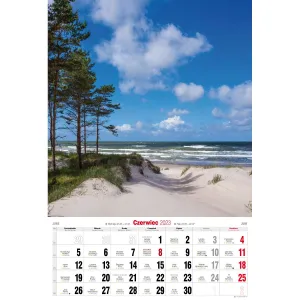 Pruhovaný nástěnný kalendář Avanti 320 mm x 470 mm (5901769621015)