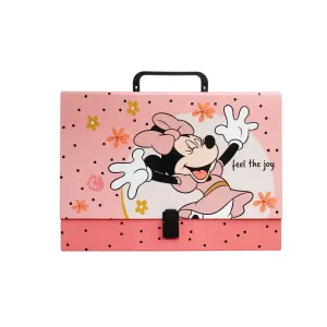 Beniamin kartonová složka s klipem a rukojetí Minnie Mouse A4 barva: mix