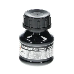 Koh-I-Noor kreslící tuš barva: černá 20ml (141722)