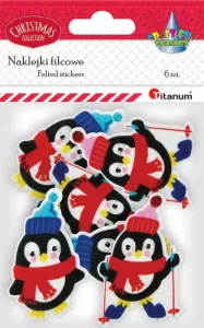 Nálepka (samolepka) Titanum Craft-Fun Series plstěný tučňák (4824)