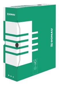 Kartotéka Donau A4 - zelená 100 mm x 340 mm x 297 mm (7661301FSC-06)