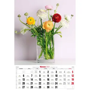 Vícepanelový pruhovaný nástěnný kalendář Avanti 285 mm x 420 mm (5901769620476)