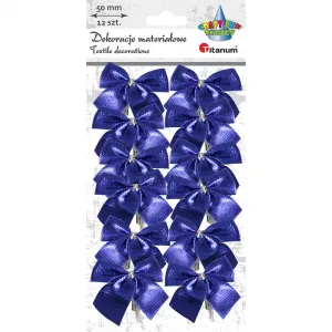 Titanum Craft-Fun Series látkové ozdobné mašle modré (19YH29-2)