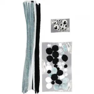 Dekorativní sada Titanum Craft-Fun Series šedá (16072A)