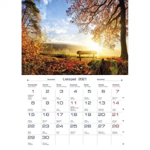 Michalczyk i Prokop vícepanelový nástěnný kalendář 200 mm x 285 mm (TW-10-5)