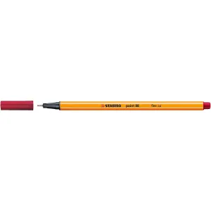 Inkoustové pero Stabilo, kaštanové 0,4 mm, 1 barva (88/50)