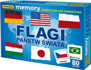 Paměťová hra Adamigo Flags