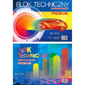 Barevný technický blok Protos A4 10k