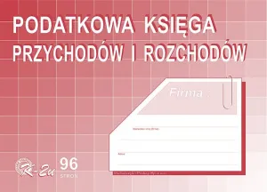 Ofsetový tisk Michalczyk i Prokop Podatkowa księga przychodów i rozchodów A4 96k. (K-2u)