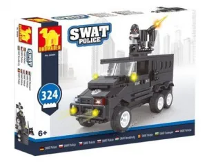 Plastové kostky Policejní auto Dromader (130-23606)