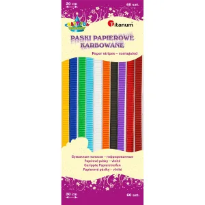 Titanum Craft-Fun Series papírová dekorace karmínové pruhy (N017)