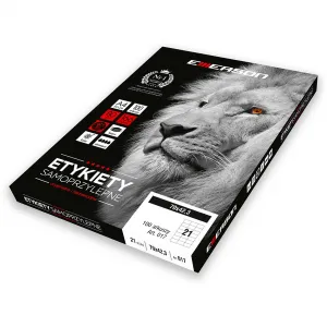 Samolepicí štítek Emerson 70x42,3 A4 - bílý 70 mm x 42,3 mm (eta4070x423w)