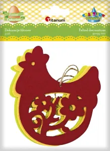 Titanum Craft-Fun Series plstěný ornament slepice (wfb3)