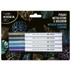 Flamaster Kidea metalíza 5 barev (PMA5KKA)