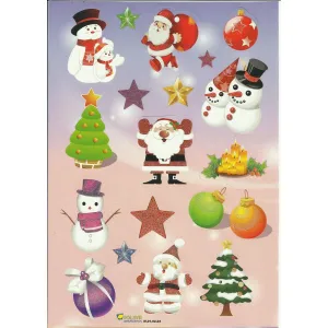 Nálepka (samolepka) Vánoce (D)