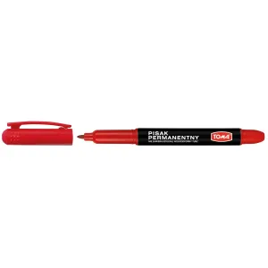 Černý permanentní popisovač Toma, černý 1,2mm kulatý hrot (TO-324)