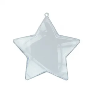 Titanová akrylová ozdoba Craft-Fun Series star 80mm