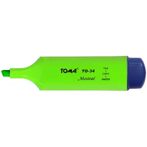 Zvýrazňovač Toma, zelený 1,0-5,0 mm (TO-334 4 2)