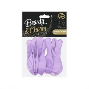 Godan Beauty&Charm gumový balónek makronka 10ks levandule 12cal (CB-1KLA)