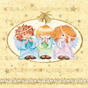 Ubrousky Pol-mak s hvězdičkou - mix 330 mm x 330 mm (Sd GW)