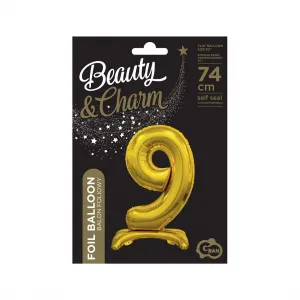 Godan Beauty&Charm gumový balónek zlatý 750mm 30cal (BC-ASZ9)