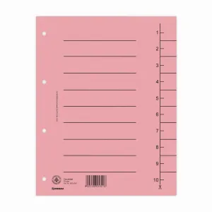 Donau A4 - barevný mix čísel 250g 100k 1-10 235mm x 300mm (8610001S-99)