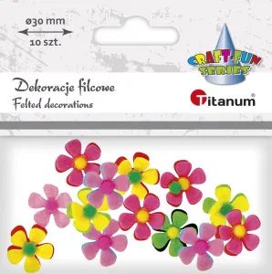 Titanum Craft-Fun Series plstěný ornament květiny (BY343)