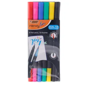 Inkoustové pero Bic INTENSITY, mixmm 6 barev (989694)