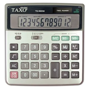 Taxo Graphic 12místná stolní kalkulačka TG-392DM