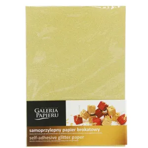 Samolepicí štítek Gallery of Paper glitter gold (254010)