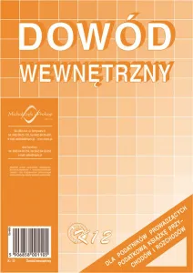 Ofsetový tisk Michalczyk i Prokop Dowód wewnętrzny A5 A5 40k. (K-12)