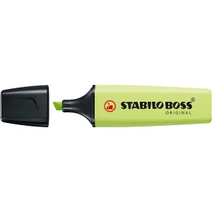Zvýrazňovač Stabilo BOSS, limetkový 2,0-5,0 mm (70/133)
