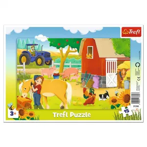 Puzzle Trefl Na farmě 15 el. (31356)