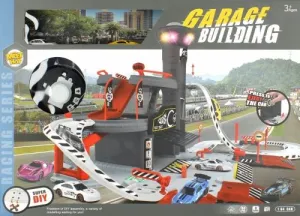 Mega kreativní parkoviště s bateriemi, kovové díly (498797)