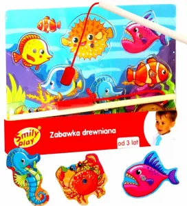 Smily Play dřevěné rybářské puzzle (SPW83609)