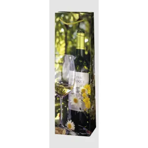 Dárková taška na láhev Pol-mak 120 mm x 400 mm x 90 mm (T12)