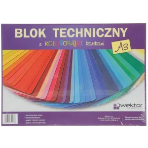 Technický blok Vector color A3 mix 160g 10k